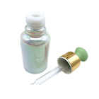 Silver OEM Screen Printing Cosmetic Dropper Bottles UV Protection