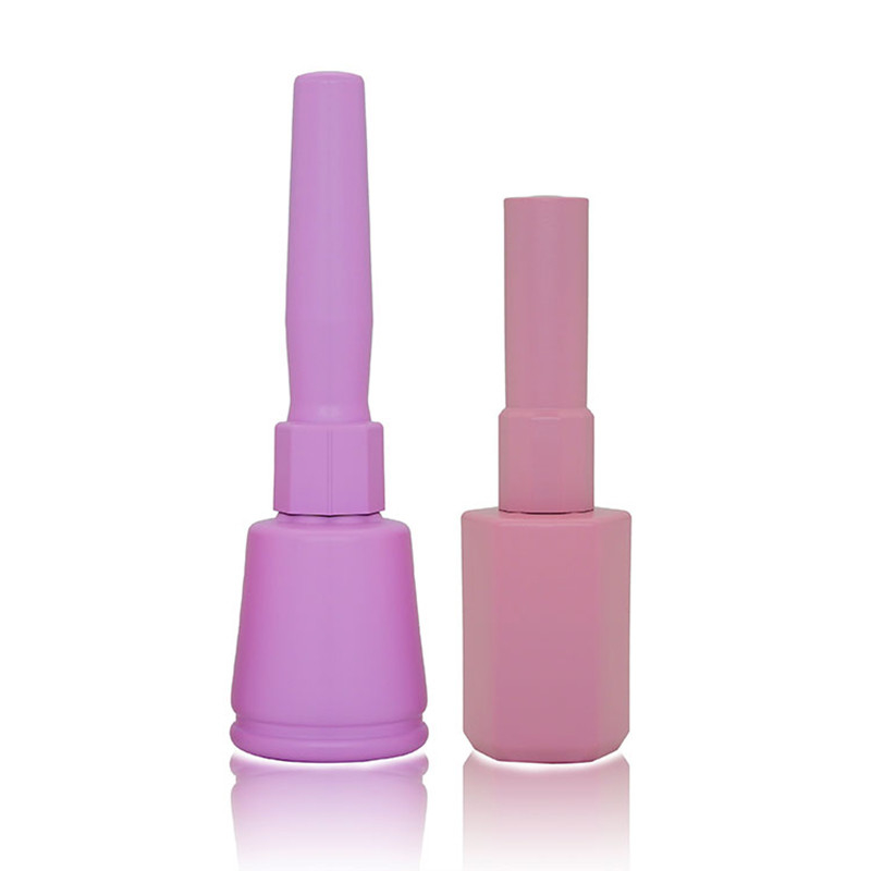 10ml 15ml Cosmetics Glass UV Gel Nail Polish Bottle With Brush